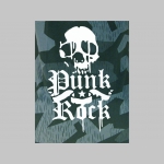 Punk Rock Skull - lebka nočný " ruský " maskáč - Nightcamo SPLINTER, pánske tričko 100%bavlna